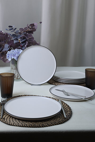 Keramika Simply Nordic 28 cm Serving Plate - 6 Pieces 19985