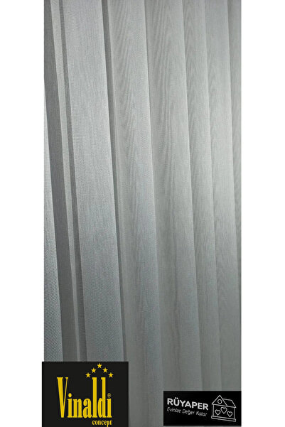 Vinaldi Rüyaper New Season - Armor Woven Tulle Curtain Suitable for All Rooms, Does Not Want Ironing, Close Pleated