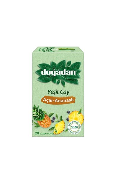 Doğadan Green Tea Acai-pineapple (Herbal Tea) 35 Gr(6 pieces)