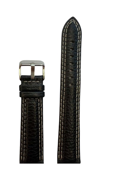 RODER حزام جلد R4131w - أسود-أبيض - 22 ملم