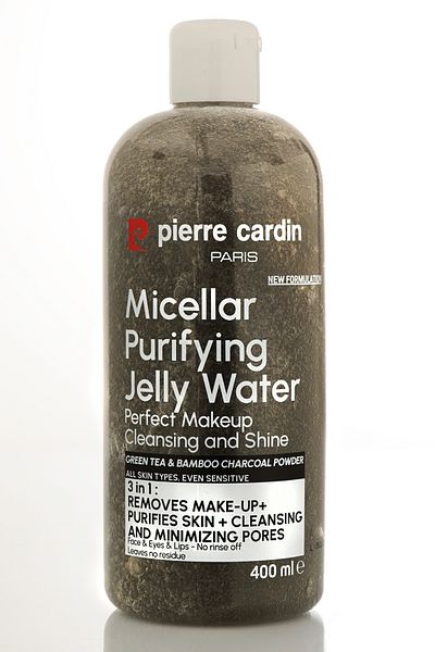 Pierre Cardin Gently Cleansing Micellar Water with Charcoal Powder & Green Tea-Makeup Cleansing Water