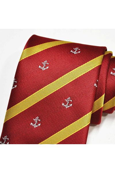 Eyida Sailor Tie with Anchor JacquardAbordaMicrofiber - Handmade (mar001)