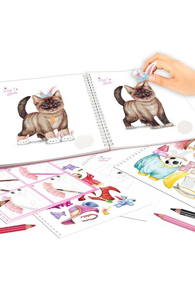 Top Model TOPModel Create Your TM Kitty Colouring Book