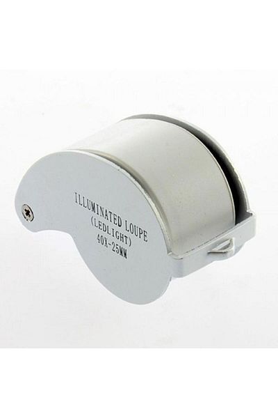 Nikula Mini 40X25Mm Jewelry - Magnifying Glass Pocket, Check Diamond Stamps, Check Check Loupe Mg21011