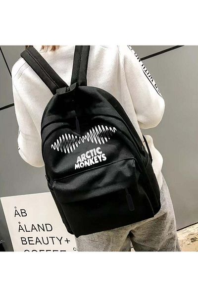 Aesthia Σακίδιο πλάτης Unisex με τυπωμένο άλμπουμ MINGALONDON Arctic Monkeys