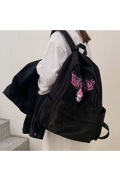 Aesthia Σακίδιο πλάτης MINGALONDON Melody Pink Printed Unisex