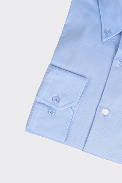 Kadir Büyükkaya Yaka Düğmeli Erkek Gömlek-KAX4665S