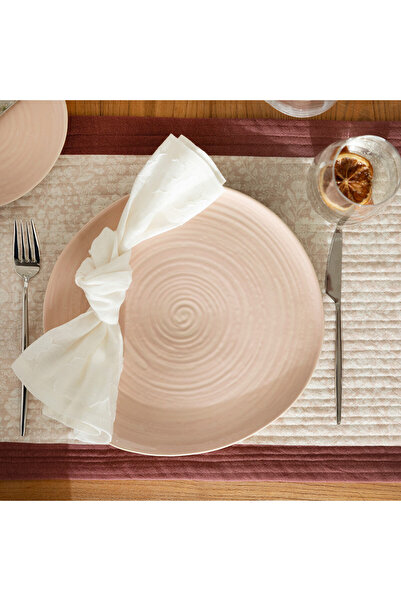 Chakra Lunnia Or Servis Tabağı Pembe