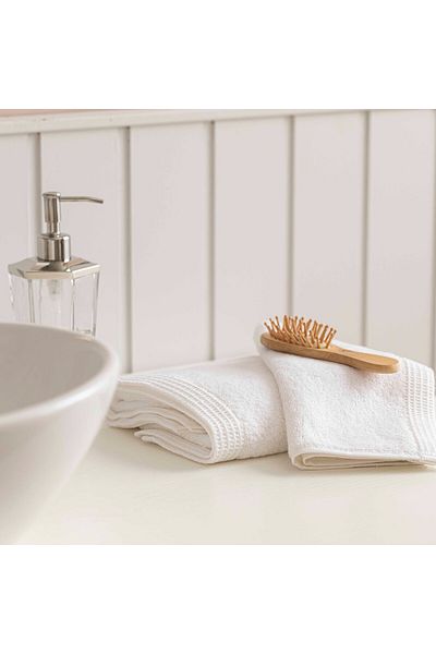 Chakra 50X90 cm White Pruva Face Towel