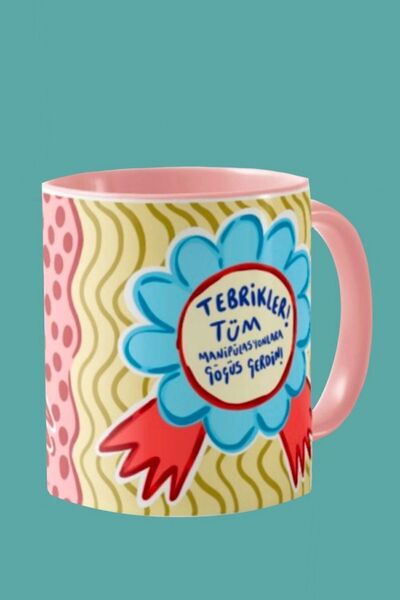 Hello Melody Design Hello Melody kupa serisinden "TEBRIKLER 1" Kupa - Özgün t...