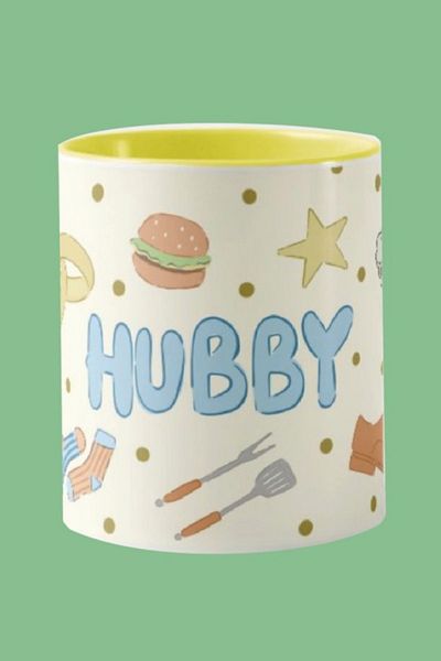 Hello Melody Design Mug "HUBBY" from Hello Melody mug series - Original design digital printing mug 9.5x8 cm