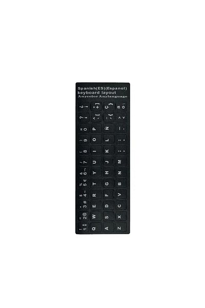 Choice Black Spanish English Spanish Italian Korean Keyboard Stickers Frosted PVC Language Keyboard Sticker