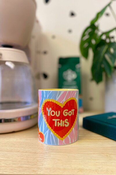 Hello Melody Design Kupa Serisinden "YOU GOT THIS" Kupa - Özgün Tasarımlı Dij...