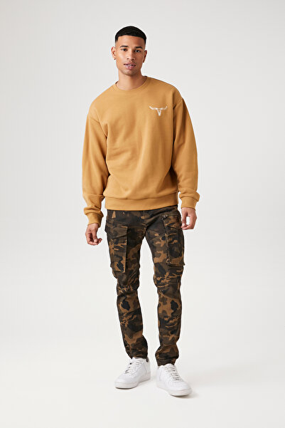 Forever 21 Till Sunsets End Grafikli Örme Sweatshirt