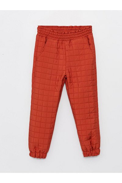 Little Star Girl's Quilted Elastic Pocket Jogger Pants