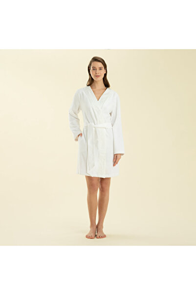 Chakra Sophıan Bornoz Beyaz