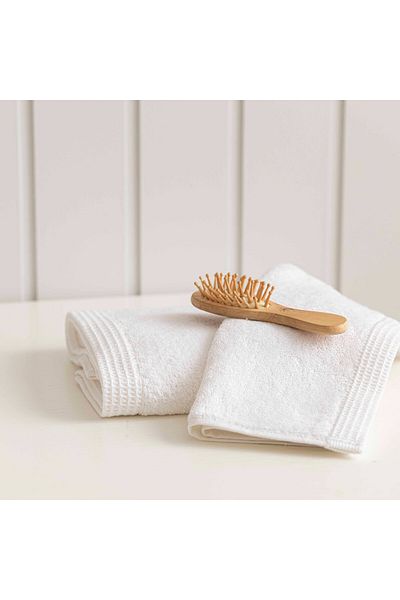 Chakra 30X50 cm White Pruva Hand Towel