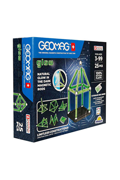 Toyaş Geomag Manyetik Çubuklar Glow Karanlıkta Parlayan Seri Zeka Oyunu Manye...