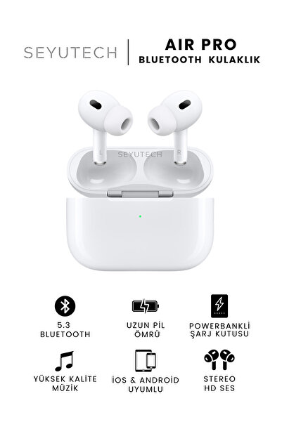 SEYUTECH Air Pro Bluetooth Kulaklık Ios Ve Android Uyumlu Kablosuz Kulaklık