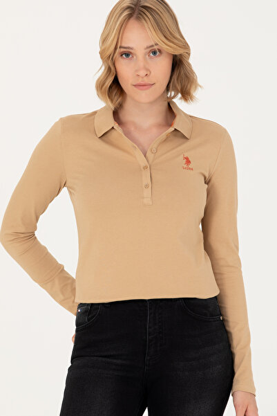 U.S. Polo Assn. Hanorac de damă Sand Basic cu gât polo 50271573 -VR085