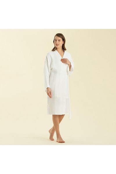 Chakra Attenzıone Dressing Gown White