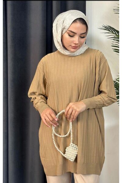 Sfg Life Moda Жіноча велосипедна кофта з смугастим коміром і холодним шнурком