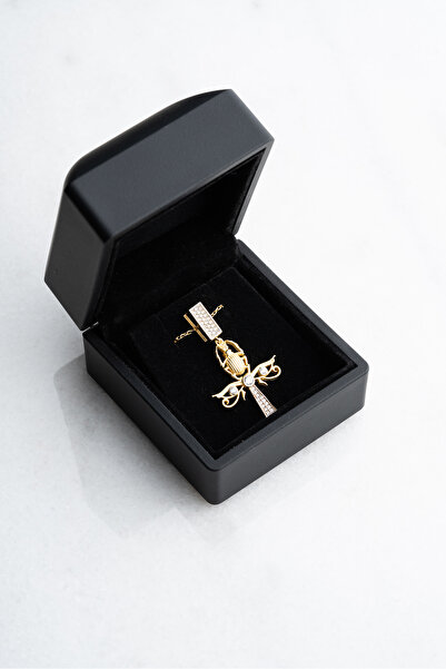 Silvano Jewelry 925 Ayar Gümüş Işıklı Kutu Uğur Böceği Kolye