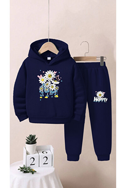 ALİKA Set de trening cu imprimeu Happy Hour pentru copii