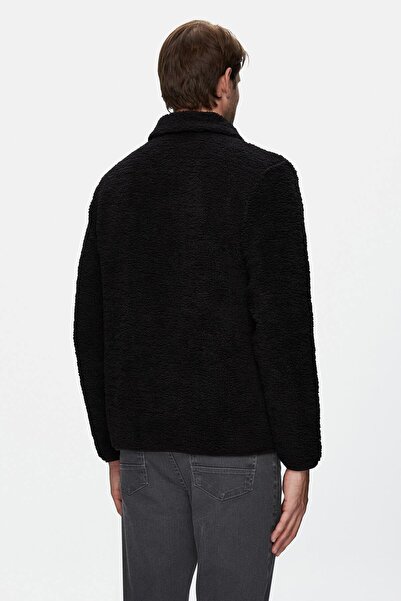 UCLA Ανδρικό μπουφάν Sınead Black Fleece Standard Fit