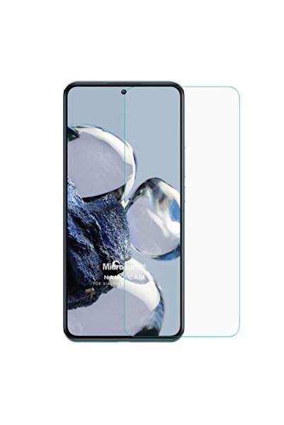 Nettech Xiaomi Mi 12t Uyumlu Kılıf Dostu Cam Ekran Koruyucu - Şeffaf