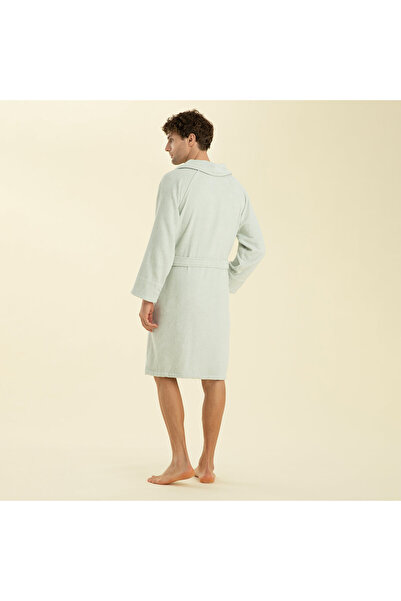 Chakra Solid Unisex Bathrobe Ocean