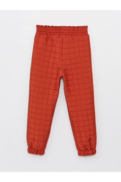Little Star Girl's Quilted Elastic Pocket Jogger Pants