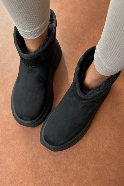 Mupa Shoes Černé semišové dámské boty
