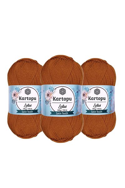 Kartopu Σχοινί Πλεξίματος Lotus 100 gr K302 3 Τεμάχια