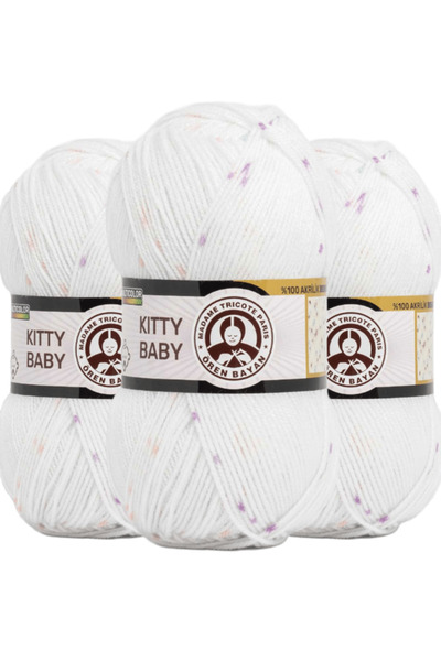 Ören Bayan Kitty Baby El Örgü Ipi 388 3 Adet