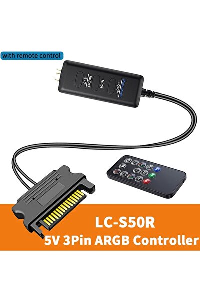 Choice كابل وحدة تحكم S60 TEUCER LC-S60 ARGB 5 فولت 3 سنون إلى وحدة تحكم تمدي...