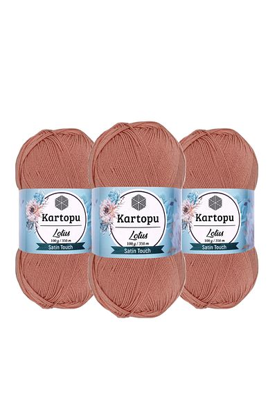 Kartopu Σχοινί Πλεξίματος Lotus 100 gr K103 3 Τεμάχια