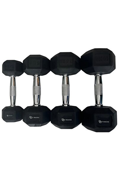 Genel Markalar 2,5 Kg Kauçuk Altıgen Dambıl – 1 Adet Hex Dumbbell
