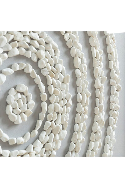 Chakra Arenis Çakıl Taşı Tablo 92x92 cm Natural