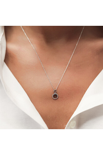 Ariş Siyah Beyaz Pırlanta Kolye