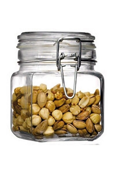 Viyalente 6'LI CAM KAPAKLI KELEPÇELİ KAVANOZ 740 CC