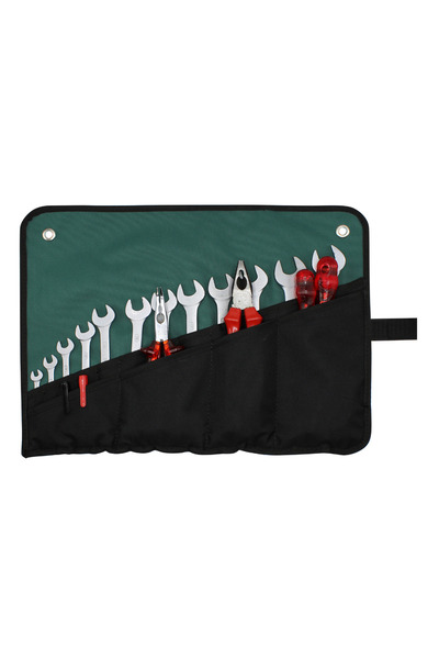 LOAS LSTAC10-C Anahtar Asma ve Taşıma Bez Alet Çantası (Fermuarlı Dış Cep) (4...