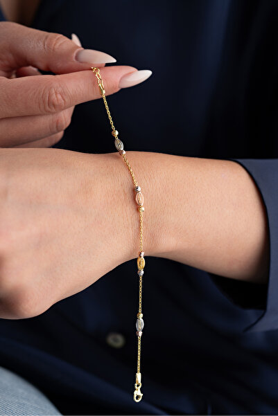 Silvano Jewelry 925 Ayar Gümüş 4 Kafesli Trend Dorika Bileklik