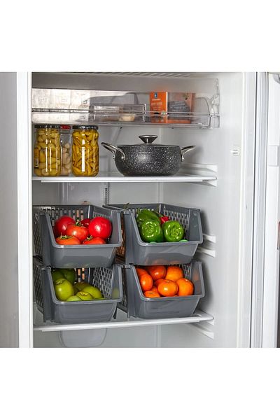 Mutfak Köşesi 2 Pieces of In-Cabinet Organizer, Under-Sink, Refrigerator Storey Organizer