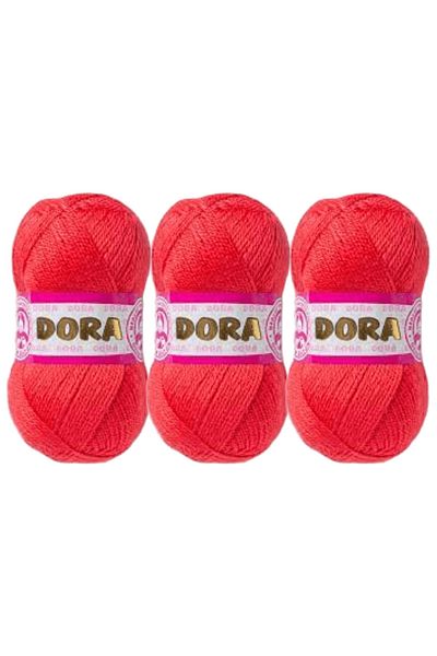 Ören Bayan Ören Dora Pomegranate Flower Hand Knitting Yarn - 002 3 pcs