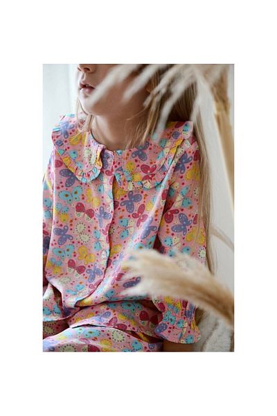 CİCHLİD Girl's Woven Pajama Set