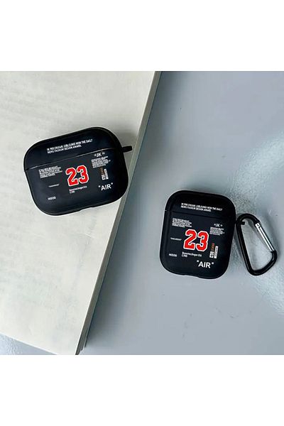 Choice For airpods pro black No. 23 Jersey Air Pod Case Cover For Silicone Wireless Earphone For Airpods 1