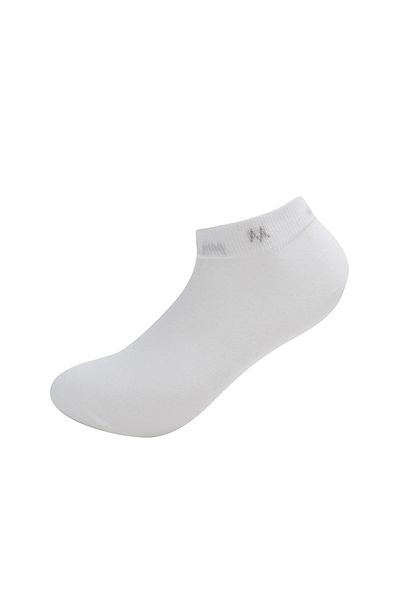 Hemington Cotton Off-White Double Sneaker Socks Set