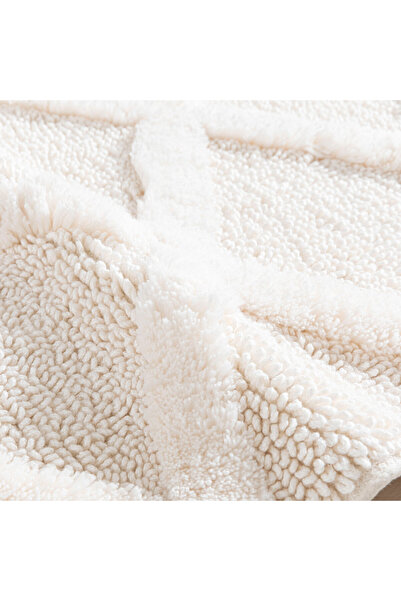 Chakra Ecru Doce Bath Mat - 70X130 cm