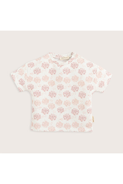 Chakra Secret Garden Baskılı  Body Ekru